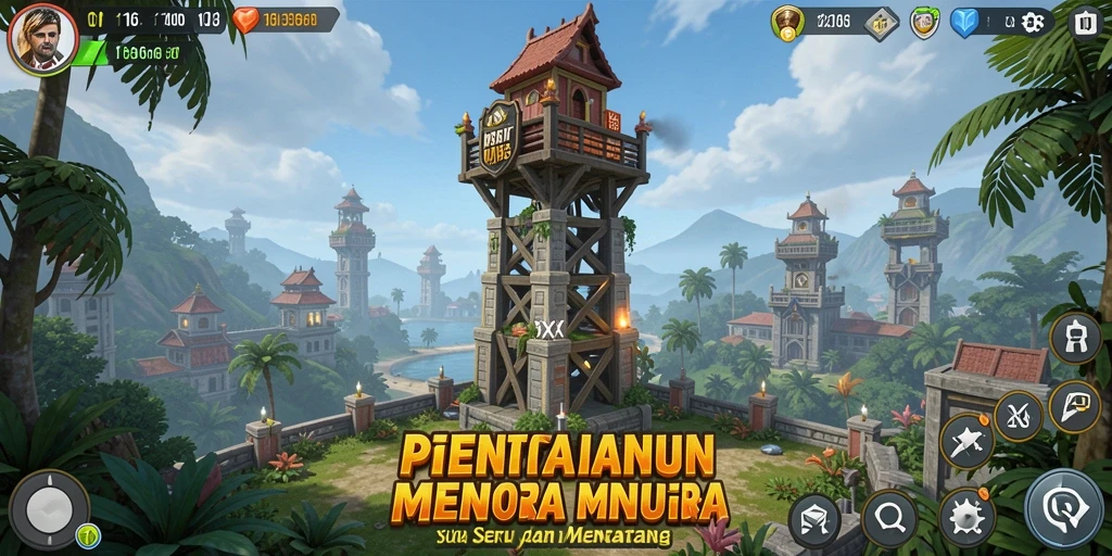 Gameplay mendebarkan dalam permainan Tower Defense 116X.