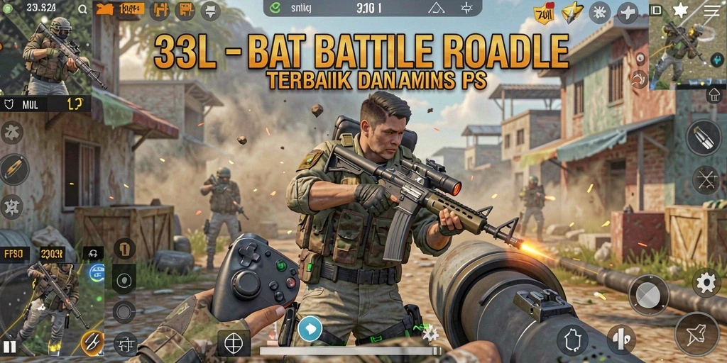 Gameplay intens di 33L dengan aksi tembak-menembak.