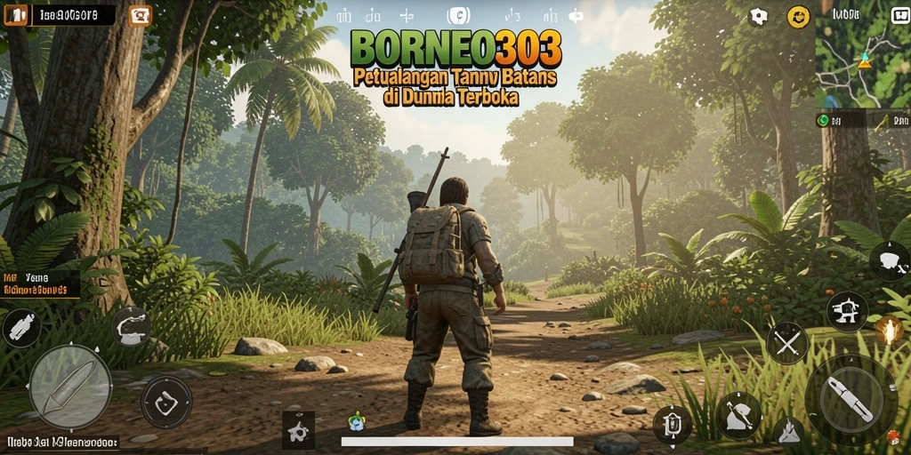 Tangkapan layar menunjukkan aksi memukau dalam game Open World.
