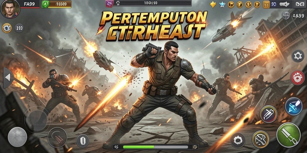 Tampilan mengesankan dari gameplay FA99 yang mendebarkan.
