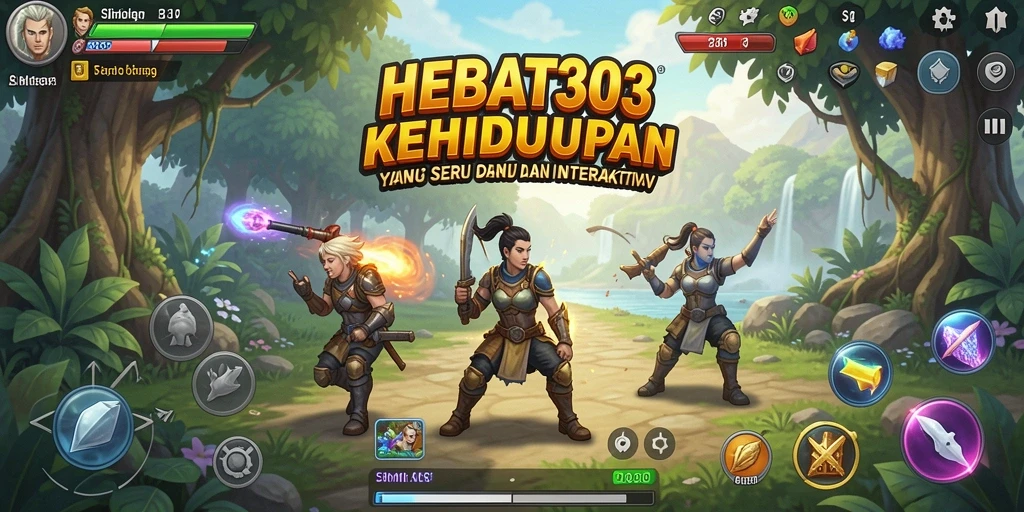 Tampilan gameplay HEBAT303 yang interaktif dan seru