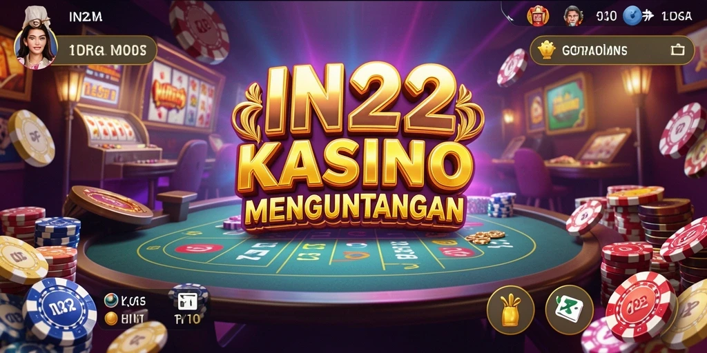 Tampilan menarik dari gameplay Kasino IN22 yang mengasyikkan.