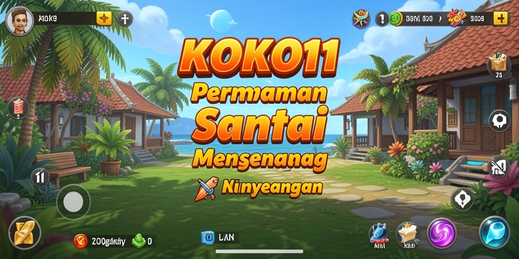 Screenshot gameplay KOKO11 yang ceria dan menghibur.