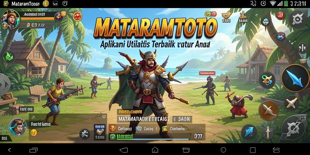 Tampilan antarmuka aplikasi MATARAMTOTO yang ramah pengguna.
