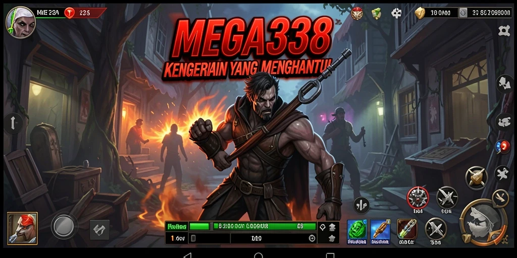 Gameplay seram dengan atmosfer mencekam di MEGA338.