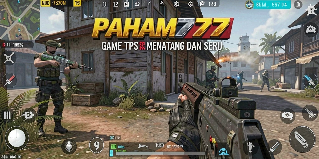 Tampilan aksi seru di PAHAM777 dengan gameplay TPS yang mendebarkan.