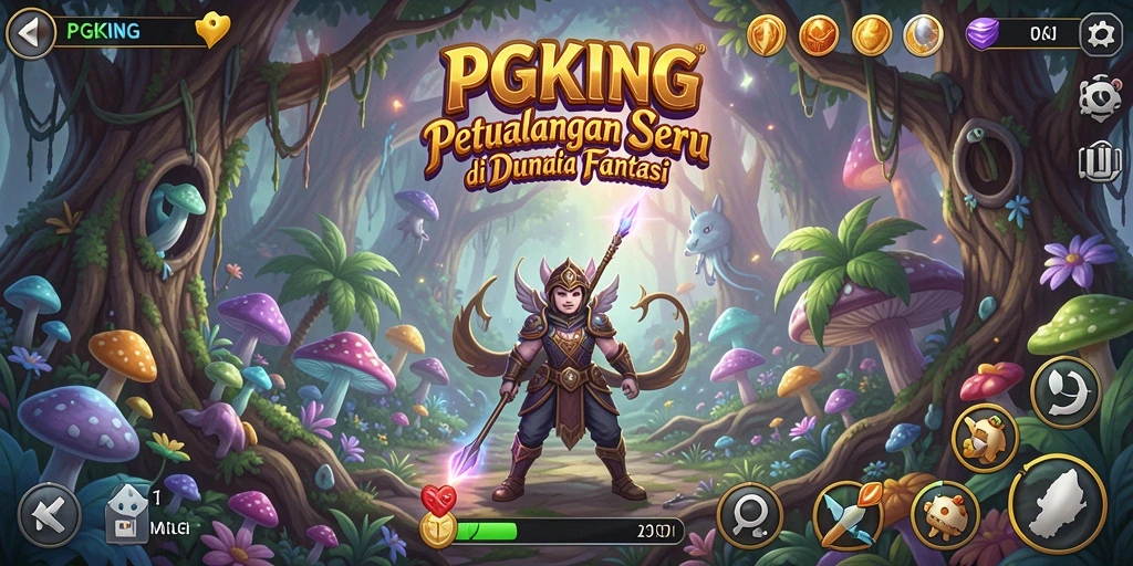 Gameplay seru PGKING di dunia petualangan yang menakjubkan.