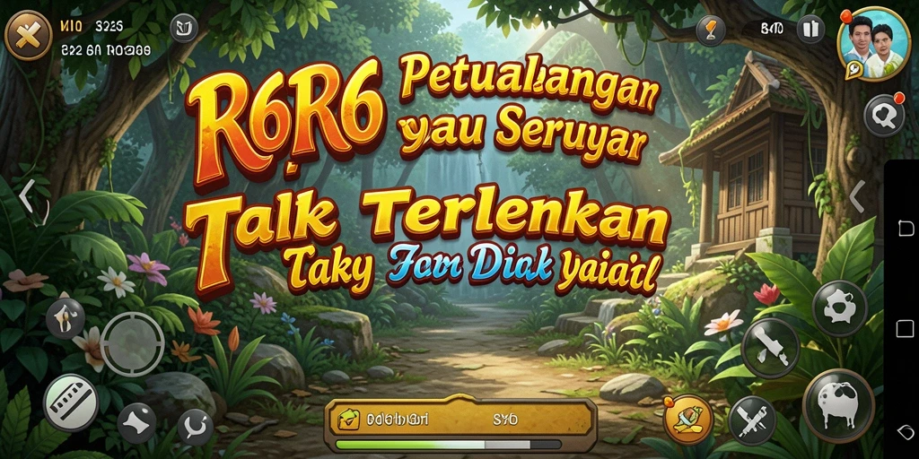 Tampilan gameplay seru R6R6 dengan beragam tantangan petualangan.