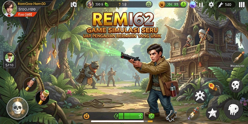 Tampilan gameplay REMI62 yang menarik dan interaktif.