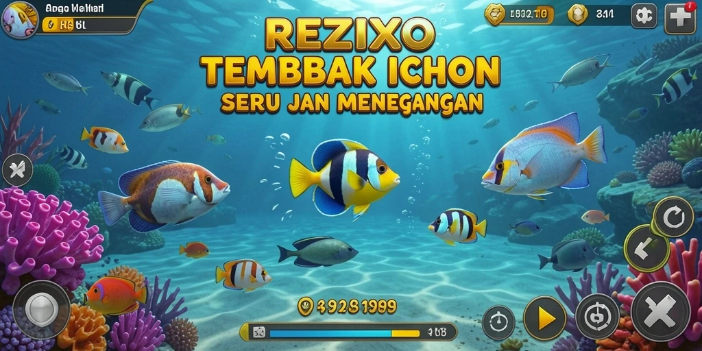 Tampilan gameplay seru di bawah laut REZIXO.