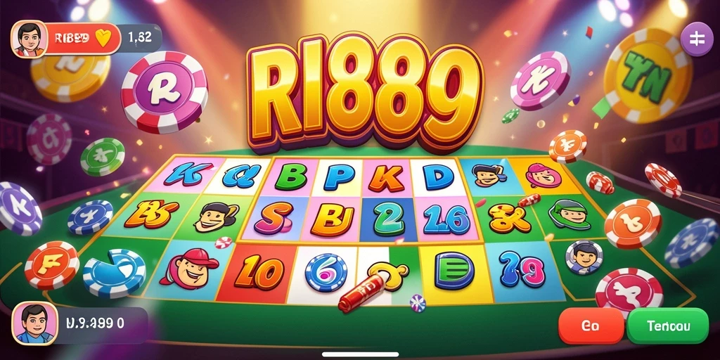 Tampilan utama gameplay Bingo di RI889 yang menarik dan seru.