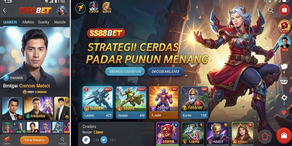Tampilan menarik dari gameplay strategis SS88BET yang menegangkan.