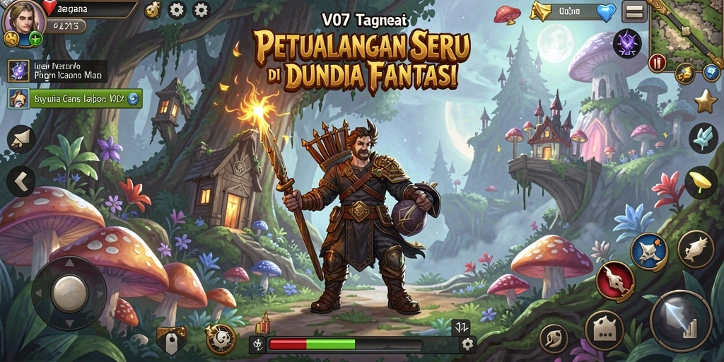 Gameplay V07 yang memukau di dunia petualangan.